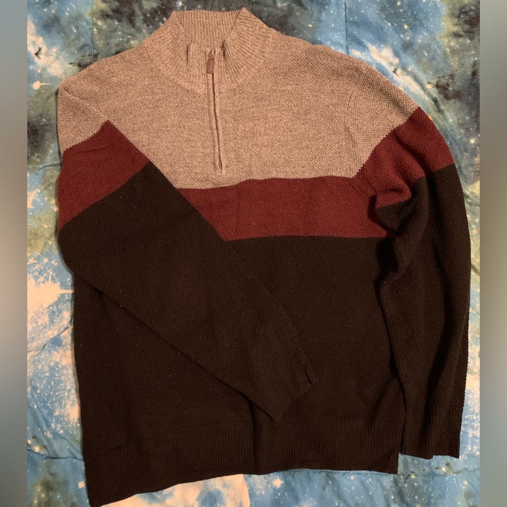 Dockers polo sweater triple stripe